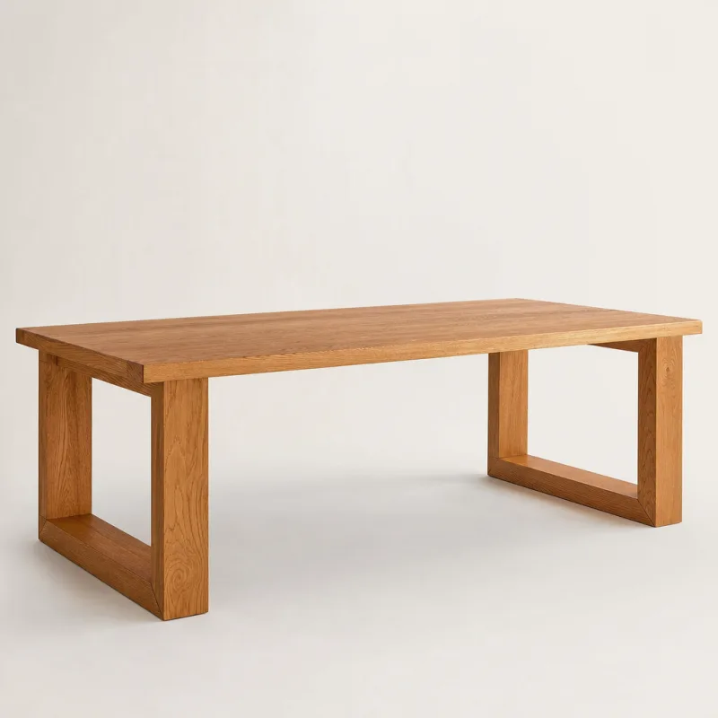 Foto de catálogo de una mesa de roble